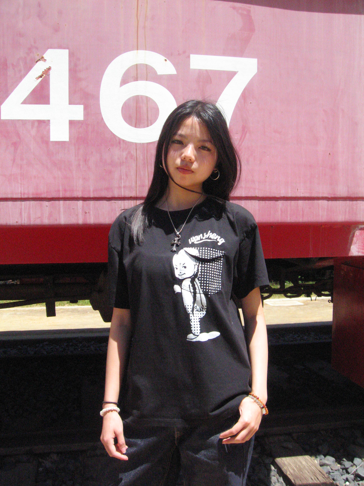 Baby-baby tee - Black